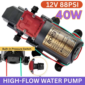 12 Volt Water Pump 12v Water Pump High Pressure Pump Caravan Water Pump 12v Pump - Picture 1 of 12