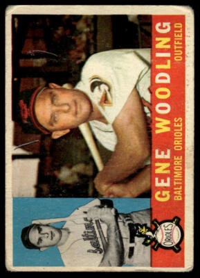 1960 Topps #190 Gene Woodling - Image 1 of 2