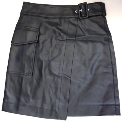 Ladies Women Girls Black Leather Skirt Club Party School Work Office Casual Wear - Image 1 of 3