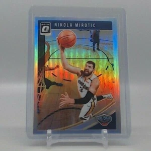 Nikola Mirotic 2018-19 Optic Prizm Holo Parallel card #27! New Orleans Pelicans! - Imagen 1 de 2