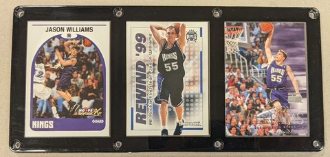 JASON WILLIAMS 3 CARD PLAQUE SACRAMENTO KINGS Cover