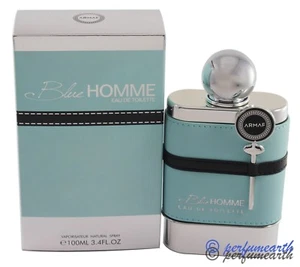 Blue Homme For Men By Armaf 3.4/3.3 oz/100ml Edp Spray For Men New In Box - Picture 1 of 1