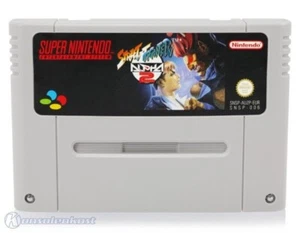 STREET FIGHTER ALPHA 2 pal eur snes super Nintendo - Foto 1 di 1