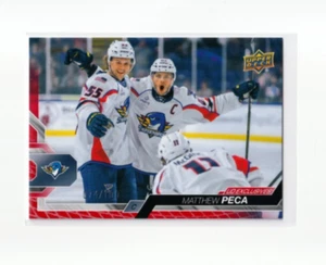 MATTHEW PECA '24/25 Upper Deck AHL "UD Exclusives" card #'d /100 - Picture 1 of 1