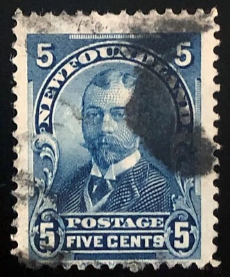 Terranova Canadá 1899 Sc#85 Jorge V como Duque de York 5c Usado Foto 1 de 4