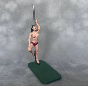 ⭐Miniature nude figure Tin woman stripper 54mm 1/32 Hand Painted Action ⭐ - Picture 1 of 5
