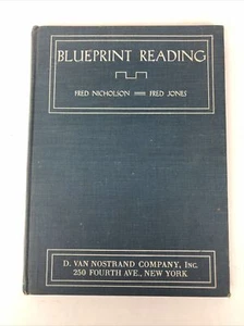 Blueprint Reading Fred Nicholson Jones Understanding shop practices 1944 2nd pr - Picture 1 of 12