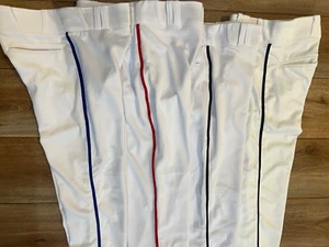 Champro Youth  Piped Baseball Pants  White Multiple Sizes - Picture 1 of 9