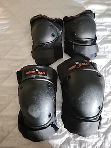 Eight Ball Knie- & Ellenbogenschoner Multisport Schutzpolster Set schwarz BMX Skate S/M - Bild 1 von 5