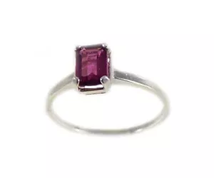 Garnet Ring Norway Rhodolite Bohemian Gypsy Cape Ruby 19th Century Antique Gem - Picture 1 of 10