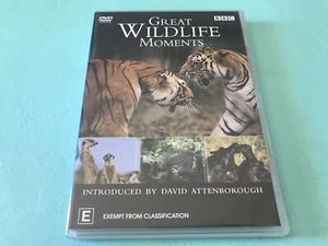Great Wildlife Moments DVD Introduced by David Attenborough - Picture 1 of 2