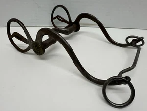 Indian Wars US Cavalry Shoemaker Curb Bit Spanish American War w BRASS - Picture 1 of 8