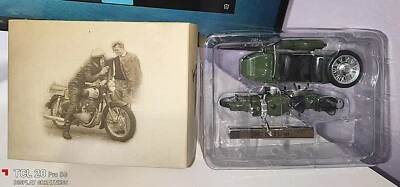 Imz M72 Ural Motorcycle Passenger Car Green GDR 1:24 Atlas 7168121 Nip LA3 Μ - Image 1 of 2