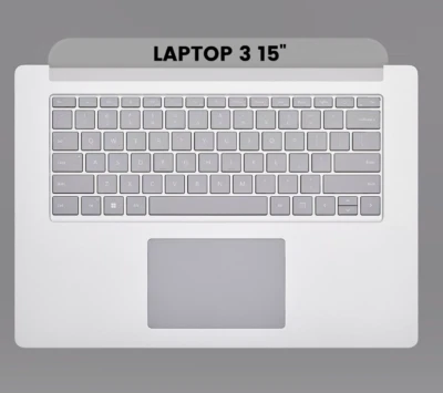 Top Case With Keyboard For Microsoft Surface Laptop 3 15" (1872 / 1873) (Silver) - Image 1 of 4