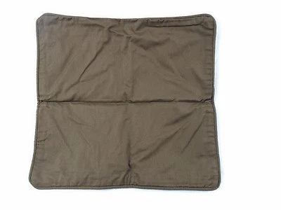 Funda de almohada de sarga de algodón Company Store 16" cuadrada chocolate 380Y OC83 Foto 1 de 4