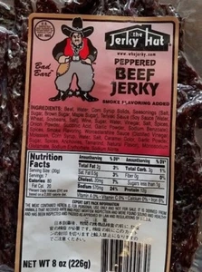 The Jerky Hut, Black Pepper, Beef jerky (8oz) - Picture 1 of 1