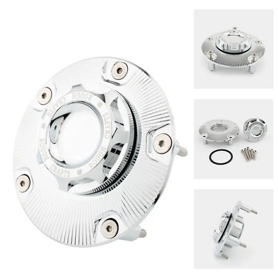 Ajuste para Harley-Davidson X350 2023 tapa de combustible tapa tanque de aceite motocicleta cromo Foto 1 de 4