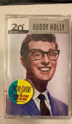 NEW BUDDY HOLLY BEST OF Cassette Tape 1999 Compilation Rock Pop Rockabilly Rare - Image 1 of 2