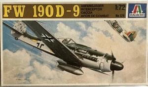 1/72 Focke-Wulf FW 190D-9 German fighter WWII Italeri 128 Plastic Model kit - Picture 1 of 12