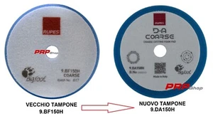 Tampone LUCIDATURA Blu Coarse RUPES detailing Bigfoot 9.DA150H EX 9.BF150H - Imagen 1 de 13