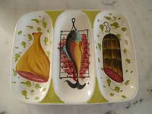 A Vintage Italian, Hors Oeuvres Serving Bowl / Anti Pasti' Serving Platter - Picture 1 of 1