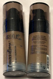 Set of x2 ARDELL Cameraflage Hi-Def Foundation #12.0 DARK *New/Sealed* - Picture 1 of 2