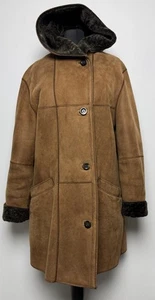 Christ Lammfell Echt Pelz Jacke 40 Kapuzen Kurz Mantel Parka 8460 - Bild 1 von 6