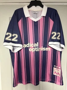 DUA LIPA RADICAL OPTIMISM TOUR MESH JERSEY XL NWOT - Picture 1 of 6