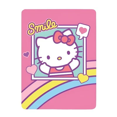 Manta De Forro Fleece Hello Kitty De Sanrio 45 X 60 Pulgadas - Imagen 1 de 3