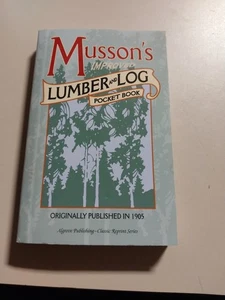 musson's lumber and log pocket book (paperback book) - Imagen 1 de 2