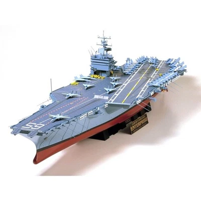 Tamiya 1/350 Ship US Navy Nuclear Aircraft Carrier Enterprise Plastic Model - Image 1 of 4