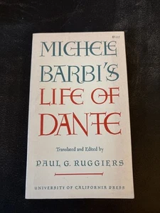 Michele Barbi's Life of Dante 1966 First Paper Bound Edition University of CA - Imagen 1 de 5