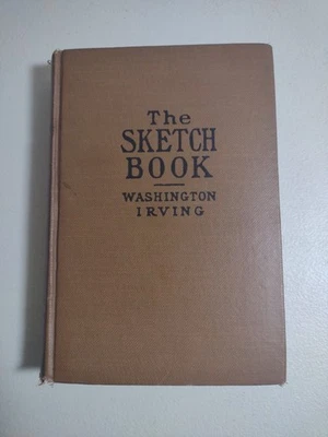 The Sketch Book Washington Irving Hardcover Grosset And Dunlap Brown Cover No DJ Foto 1 de 4