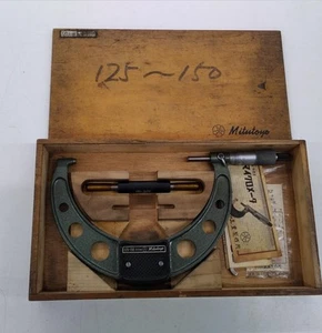 Mitutoyo Om-150 103-142 Micrometer Precision Tool Used - Picture 1 of 11