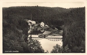 AK Amerika Penig Mulde Teilansicht Sachsen gelaufen Postkarte - Bild 1 von 2