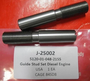 Detroit Diesel Rear Oil Seal Guide Pin Set J-25002 5120-01-048-2155 2KM43 - Imagen 1 de 1