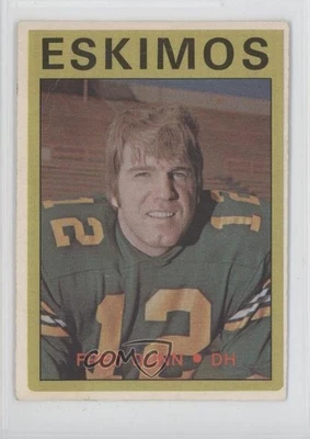 1972 O-Pee-Chee Canadian Football League Fred Dunn #102 Rookie RC - Image 1 of 2