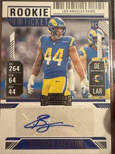 2024 Panini Contenders Brennan Jackson Rookie Ticket Auto RC #292 - Picture 1 of 2
