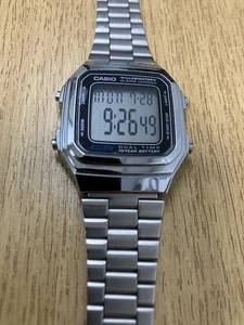 CASIO Wristwatch - A178W Stainless Steel - Picture 1 of 4