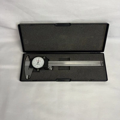 Grizzly Dial Caliper .001 in G9256 White Face Stainless Steel - Image 1 of 4