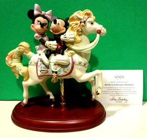 LENOX Disney MICKEY'S CAROUSEL ROMANCE HORSE MINNIE MOUSE -- NEW in BOX with COA - Picture 1 of 13