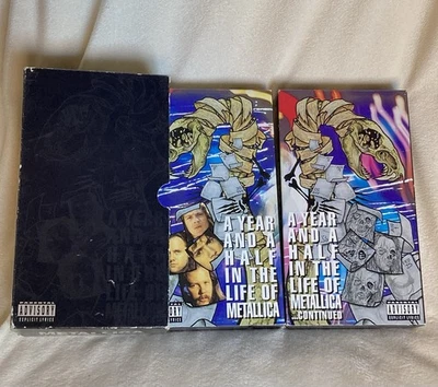 METALLICA - A Year And A Half In The Life Of… Part 1 & 2 (2 x VHS 1992) 40148-3 - Image 1 of 4