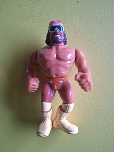 Macho Man Randy Savage Vintage WWF Hasbro Serie 1 1990 WWE Vintage  - Foto 1 di 7