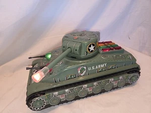 Working, TAIYO KOGYO JAPAN BATTERY OPERATED TANK W/0 BOX WORKING SOUND & LIGHT. - Picture 1 of 19