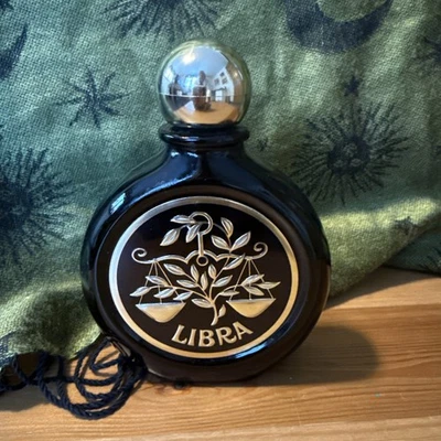Avon STAR SIGNS "LIBRA" 4oz Bottle, Decor, VTG Sweet Honesty Cologne, Zodiac - Image 1 of 4