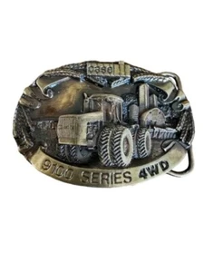Vintage 1988 Case 9100 Serie 4WD Traktor Messing Gürtelschnalle - Bild 1 von 5