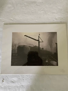 Vintage Train Photograph black and white - Picture 1 of 2