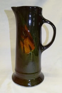 Jarra jarra Louwelsa Weller Pottery EE. UU. - motivo de tulipán - Imagen 1 de 9