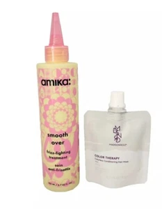 AMIKA Smooth Over Frizz Fighting Treatment 6.7oz + MADISON REED Hair Mask - Picture 1 of 6