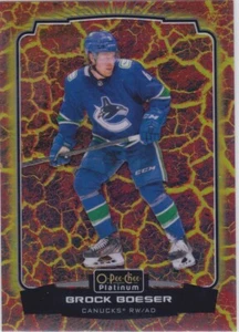 2022/23 PLATINUM..BROCK BOESER..HOT MAGMA../499..CARD # 108..CANUCKS - Picture 1 of 2